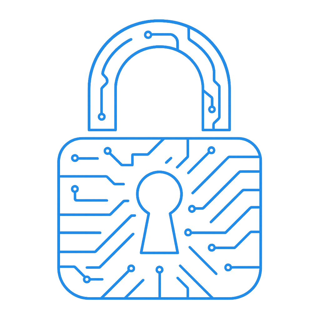 Cybersecurity news and expert privacy tips – Cyberzones22 homepage banner showing a digital padlock icon
